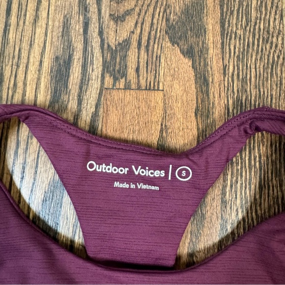 Outdoor Voices Move Free Crop Top Marled Purple Size Small - Picture 2 of 4